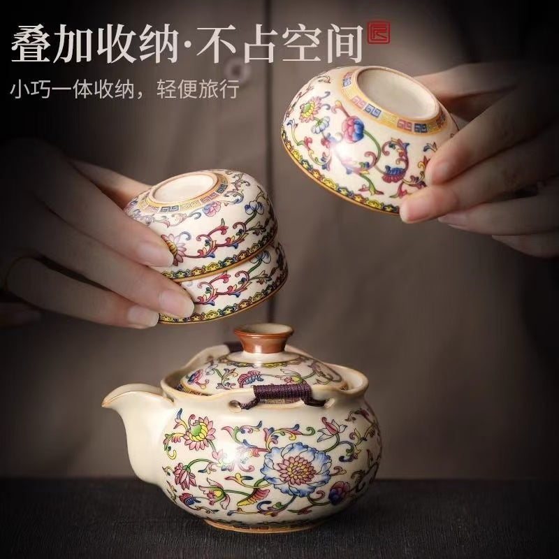 Thousand-year-old Ruyao tea set