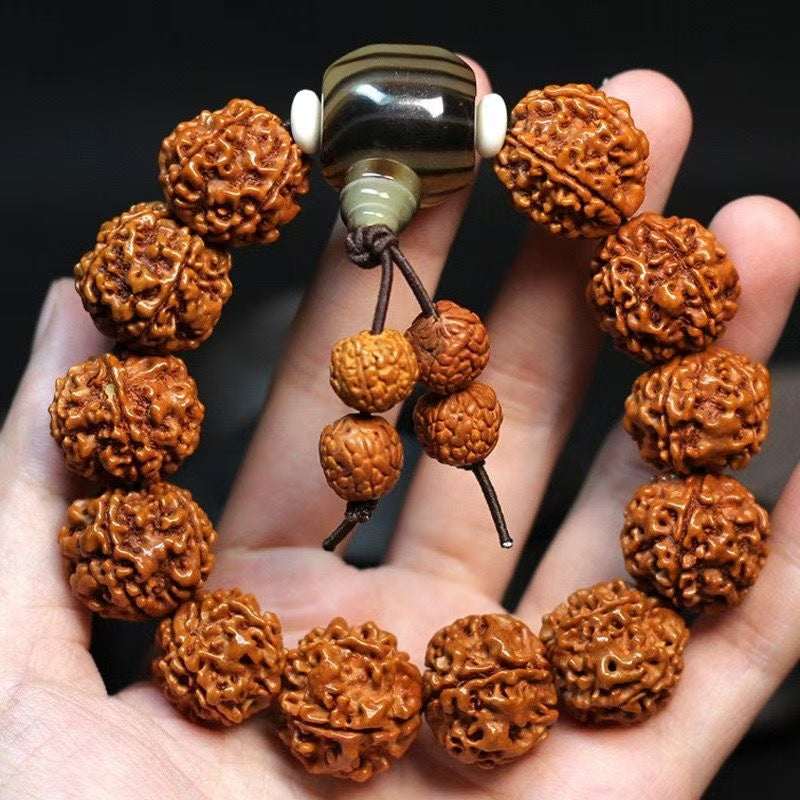 Authentic golden sandalwood bracelet